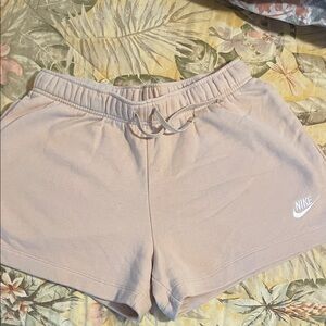 Nike Women's Beige Athletic Shorts